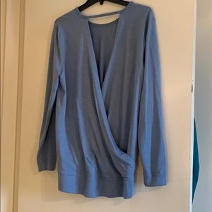 Victoria Secret workout open back long sleeve